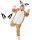 Flauschiges Luchs-Kostüm für Kinder mit Haarreif | Karneval Fasching Kostüm Onesie für Mädchen, Jungen | Körpergröße 110-130cm