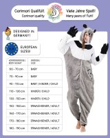 Flauschiges Ameisenbär-Kostüm für Erwachsene mit Haarreif | Karneval Kostüm Onesie für Damen, Herren