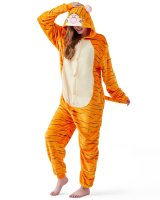 Tier-Kostüme Onesies Jumpsuit Overall 04 Tiger Puh,XL