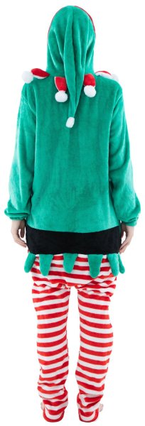 Tier-Kostüme Onesies Jumpsuit Overall 25 Weihnachstelf Weihnachten Wichtel Zwerg,L