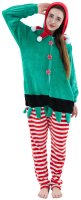 Tier-Kostüme Onesies Jumpsuit Overall 25 Weihnachstelf Weihnachten Wichtel Zwerg,L