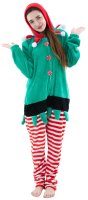 Tier-Kostüme Onesies Jumpsuit Overall 25 Weihnachstelf Weihnachten Wichtel Zwerg,L