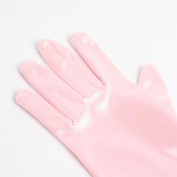 Mädchen Prinzessin Set aus Handschuhe, Diadem, Zauberstab, Zopf für Karneval Kostüm: Aurora, Dornröschen, Anna, Hell-Rosa / braun