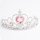 Mädchen Prinzessin Set aus Handschuhe, Diadem, Zauberstab, Zopf für Karneval Kostüm: Aurora, Dornröschen, Anna, Hell-Rosa / braun